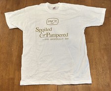 Vintage 90s Payot Paris T Shirt XL Single Stitch Beauty Spoiled & Pampered