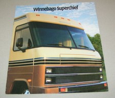 Prospectus / Brochure Camping-Car WINNEBAGO SUPERCHIEF - Édition 1987