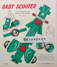 BABY SCOOTER DECOUPAGE VESPA