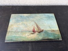 Tableau ancien sur panneau -