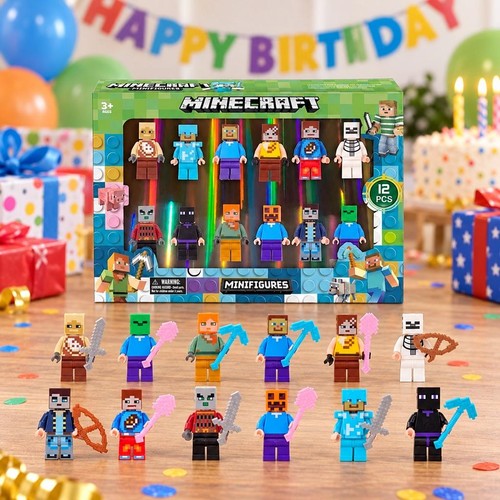 Figurines minecraft pvc - figurines, 12