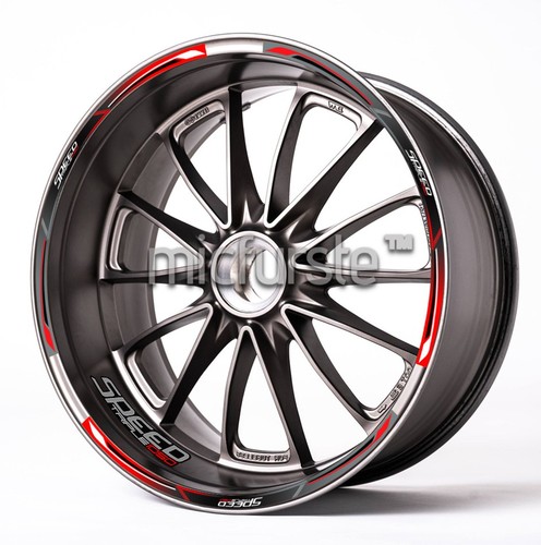 Autocollants roue moto - autocollants, de