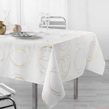 Nappe Bully Blanc Or 2m x 1m50