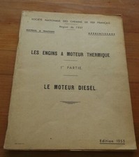 RARE SNCF - HEAT ENGINE MACHINES - PART 1 - DIESEL ENGINE -1955