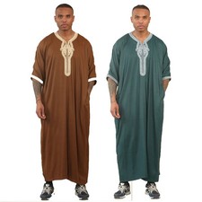 Homme Marocain Thobe Islamique