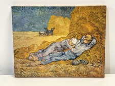 Van Gogh Editions Braun La Meridienne The Siesta Print On Canvas Made In France