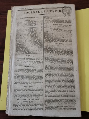 Vieux documents journal de - documents,