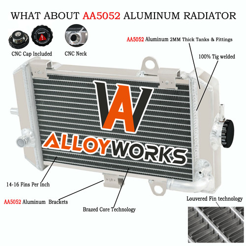 32mm aluminium radiateur - aluminium,