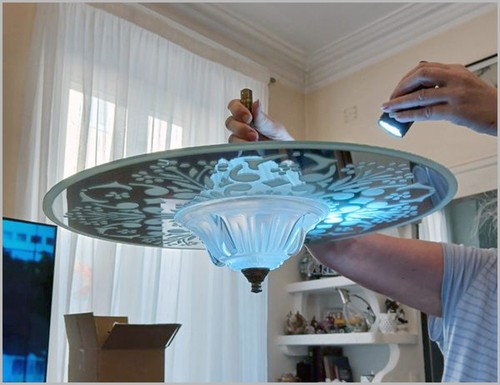 Ancien lustre plafonier