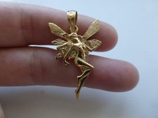 grand pendentif plaqué or, poinçon, neuf, Elfe, 3.55gr 3x2cm