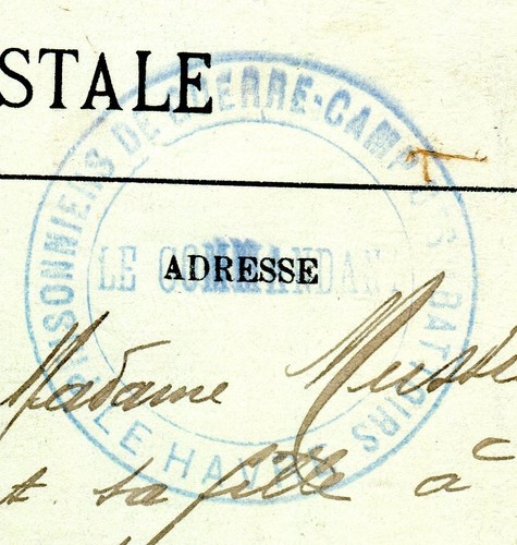 Cachet camp du havre - du,