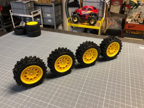Roues tamiya porsche - roues,