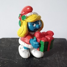 SCHTROUMPF Peyo Scleich 20208 Portugal 1982 - Schtroumpfette Cadeau de Noël 
