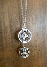 Antique Silver Horse Head with