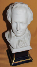 Mozart porcelain bust biscuit Tharaud Limoges