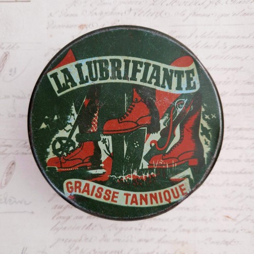 Rare boîte cirage ancien - de,