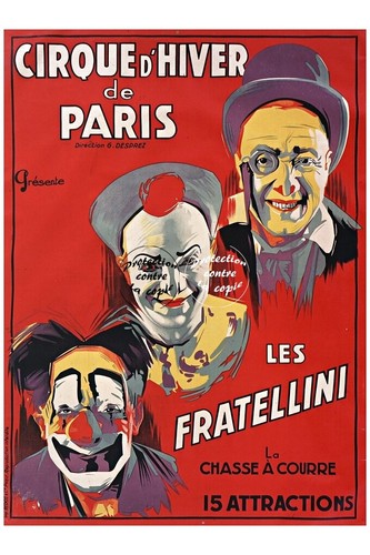 Cirque clown fratellini - fratellini, 1