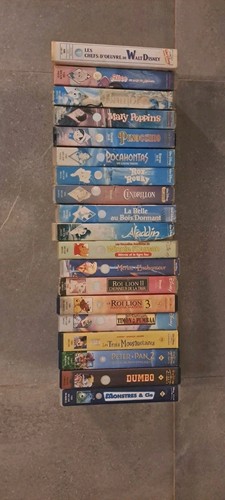 Lot vhs cassette video - vhs,