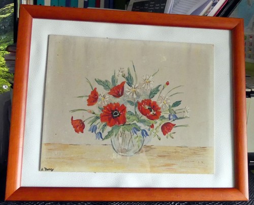 Tableau bouquet fleurs sur - tableau, de