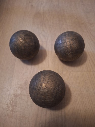Ancienne triplette boules - ancienne,