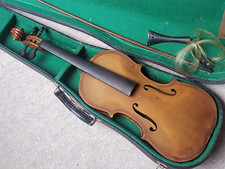 Nice old 4/4 Maggini Violin violon "Georgius Ullmannius 1917" stripped front