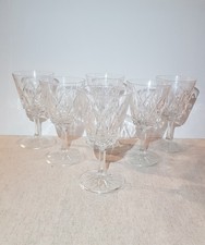Lot De 6 Verres A Pied Eau Vin