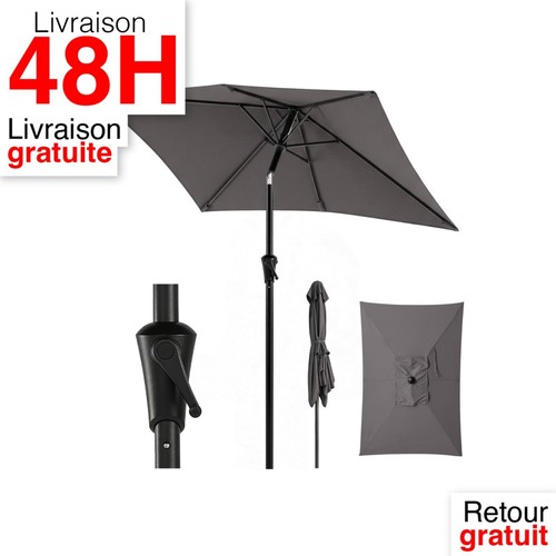Parasol rectangulaire 210x140