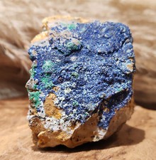 Azurite malachite brute
