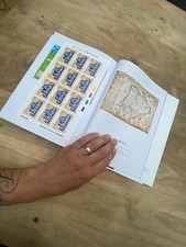 planche de timbre djerba tunisie space invader