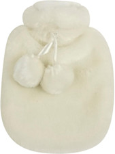 Bouillotte Avec Fourrure Chamonix 27x18, 5cm Peluche Polyester Caoutchouc Hoff