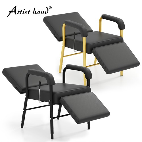 Black reclining shampoo chair - reclining,