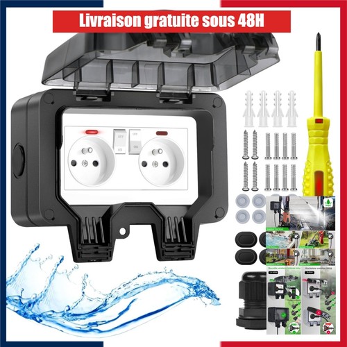 Prise extérieure étanche