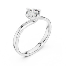 Bague de proposition ronde