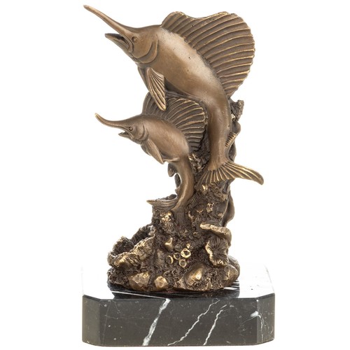 Sculpture espadon bronze - en,