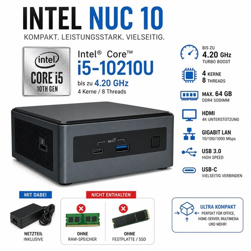 Intel nuc10i5fnk mini - nuc10i5fnk, mini-pc