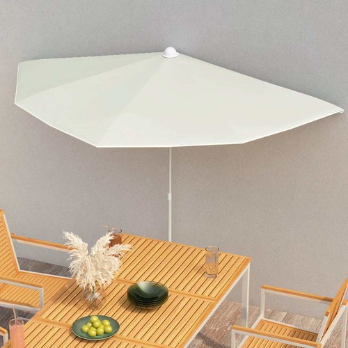 Demi parasol jardin avec - demi-parasol, de