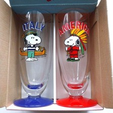 Paire de jus en verre vintage