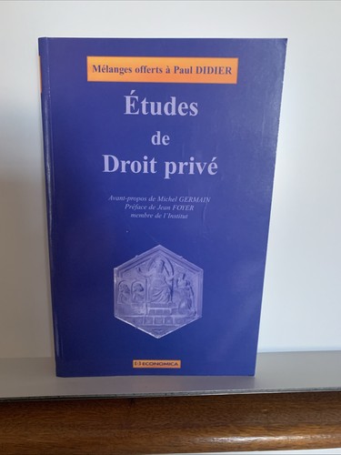 Livre droit mélanges paul - livre,