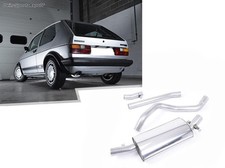 Milltek Acier Inoxydable Racing-Système VW Golf 1 Gti 60mm Réseau Juste