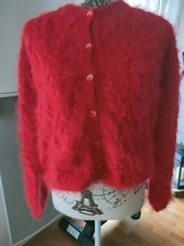 Sweater gilet cardigan angora