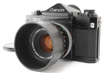 Meter Works 【NEAR MINT w/ Hood】 Canon F-1 Film Camera Body 50mm f1.8 Lens JAPAN