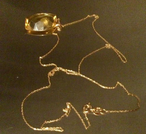 Collier jaune 18 - jaune,