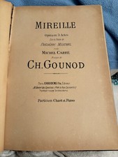 Partition Mireille Opéra en 3