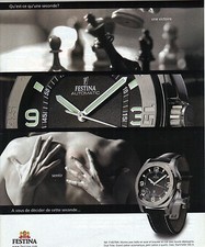 ADVERTISING ADVERTISEMENT 2004 FESTINA WATCHES COLLECTION