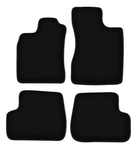 Tapis sol velours noir - sol, en