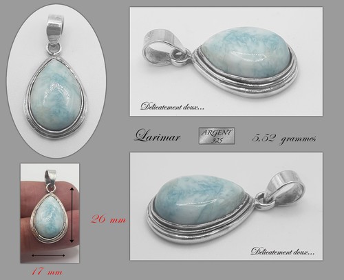 Très joli pendentif argent - très,