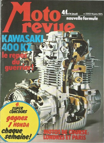 Moto revue 2203 kawa 400 - revue, kz
