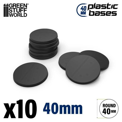 10x socles plastiques rond - plastiques,