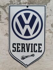 Enamel plate Volkswagen Service Enamel sign no Renault Fiat Ford