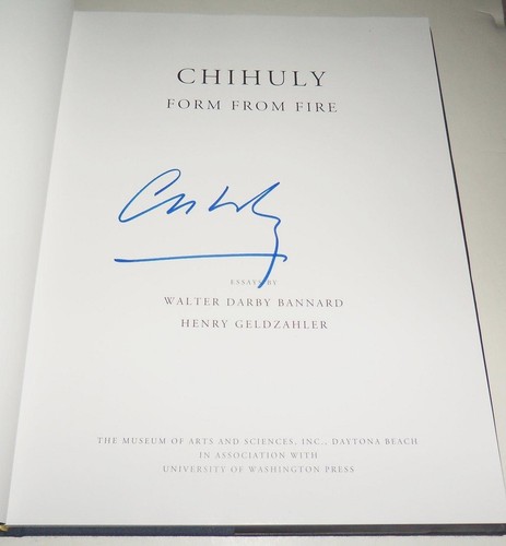 Dale chihuly signed singapore - dale,